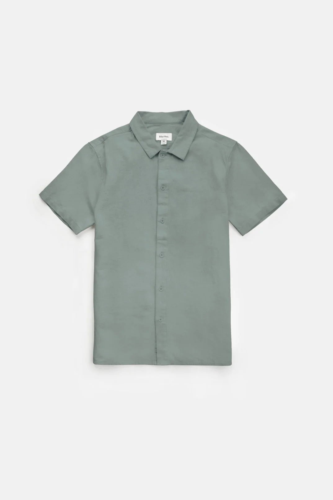 Rhythm Classic Linen SS Shirt - Seafoam