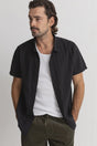 Rhythm Classic Linen SS Shirt - Vintage Black