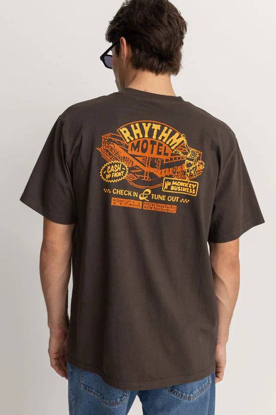 Rhythm Motel Vintage Ss T-Shirt - Vintage Black
