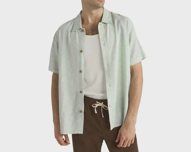 Rhythm Ornate SS Shirt - Sage