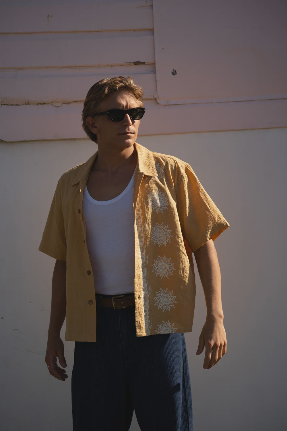 Rhythm Tito SS Shirt - Yellow