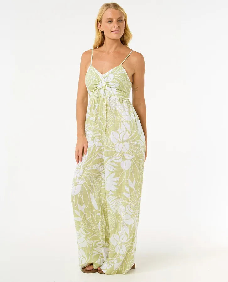 Rip Curl Cala Vadella Jumpsuit - Sage