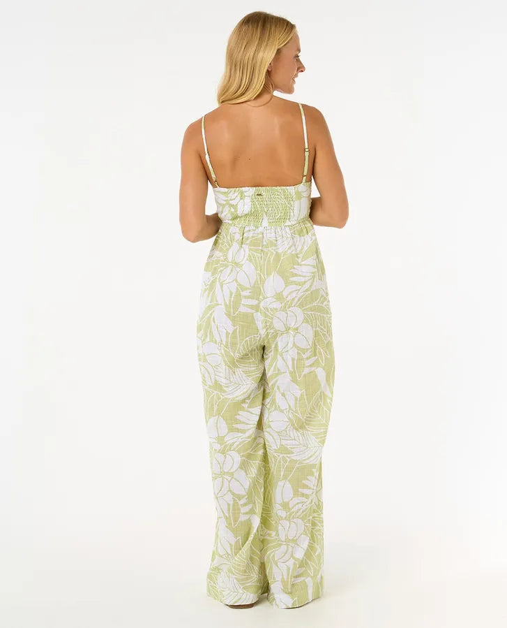 Rip Curl Cala Vadella Jumpsuit - Sage