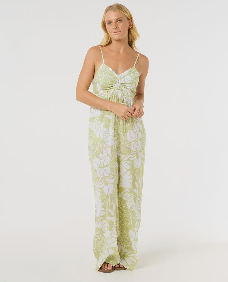 Rip Curl Cala Vadella Jumpsuit - Sage