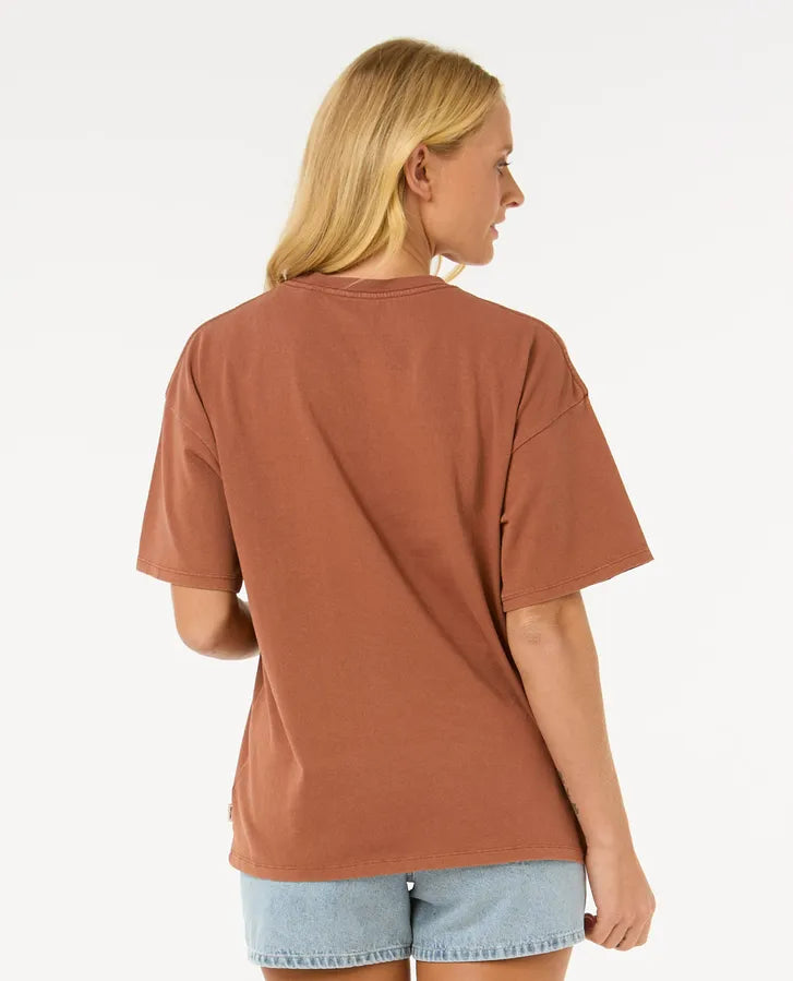 Rip Curl San Carlos Heritage Tee - Brown