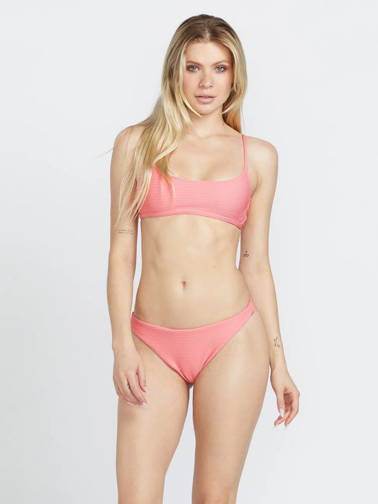 Volcom So Current Crop Top - Paradise Pink
