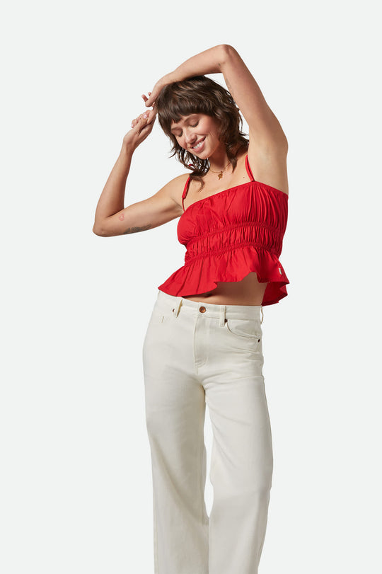 Brixton Eden Smocked Top