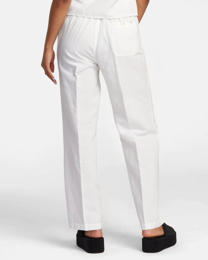 RVCA Hudson Wide Leg Pants - Whisper White