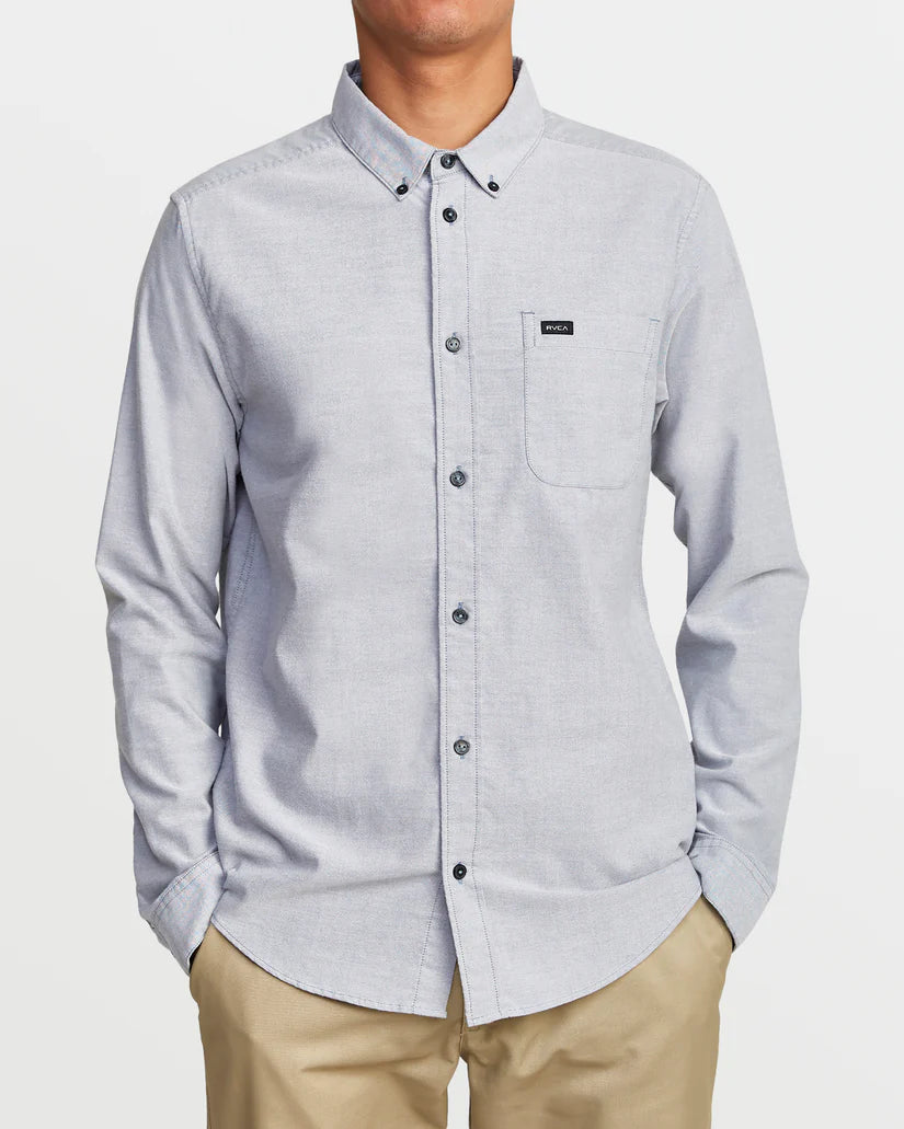 RVCA That'll Do Long Sleeve Shirt - Pavement