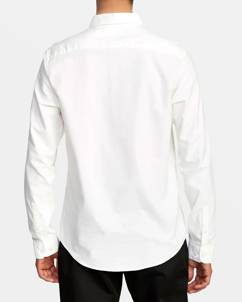 RVCA That'll Do Long Sleeve Shirt - White