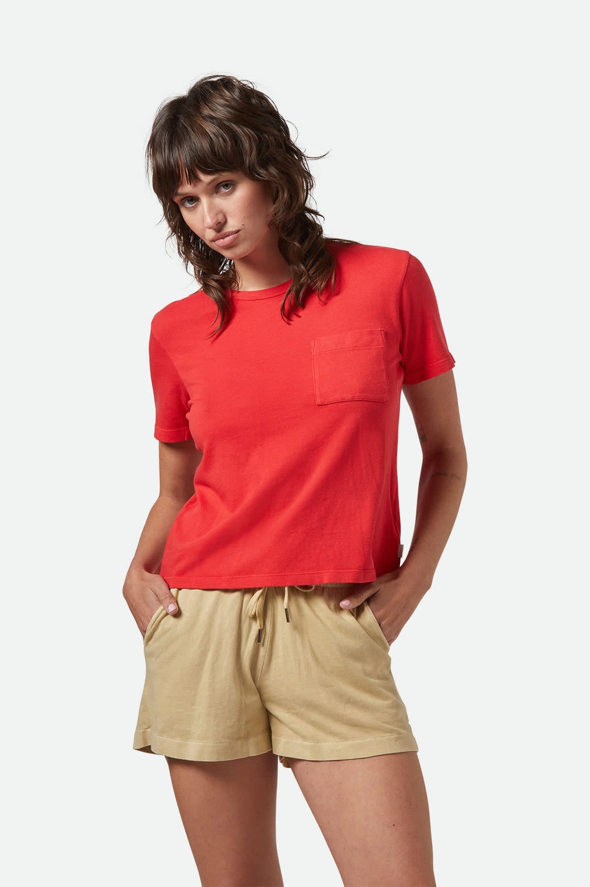 Brixton Carefree Organic Garment Dye Perfect T-Shirt