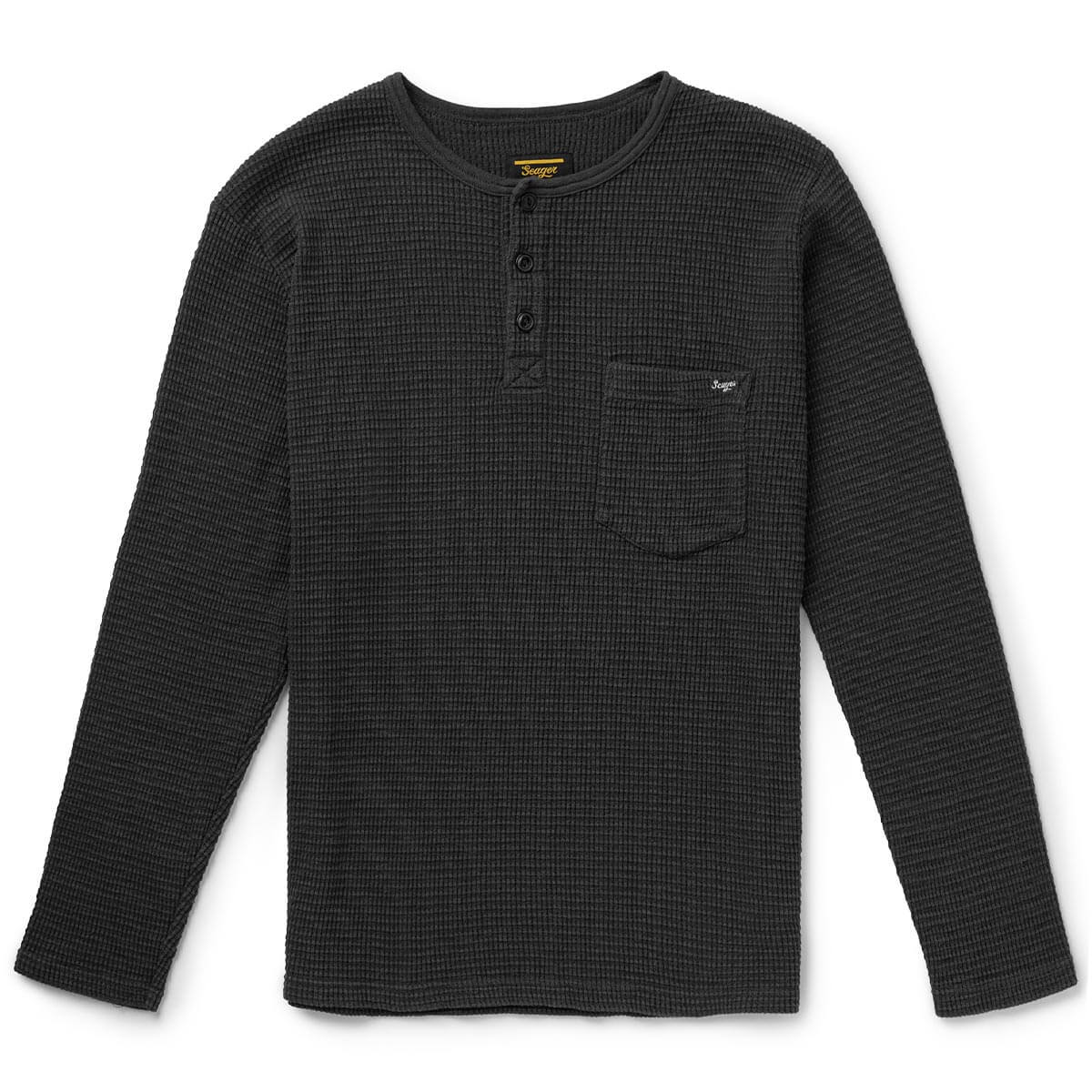 Seager Men's Sawpit Henley Long Sleeve Thermal