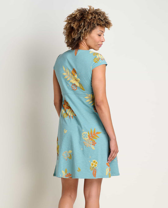 Toad & Co. Rosemarie Dress - Mineral Lg Floral Print