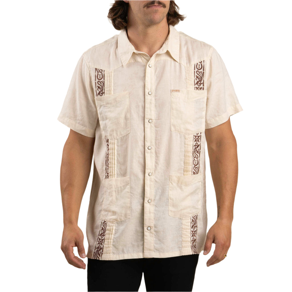Sendero Caballero Guyabera Shirt