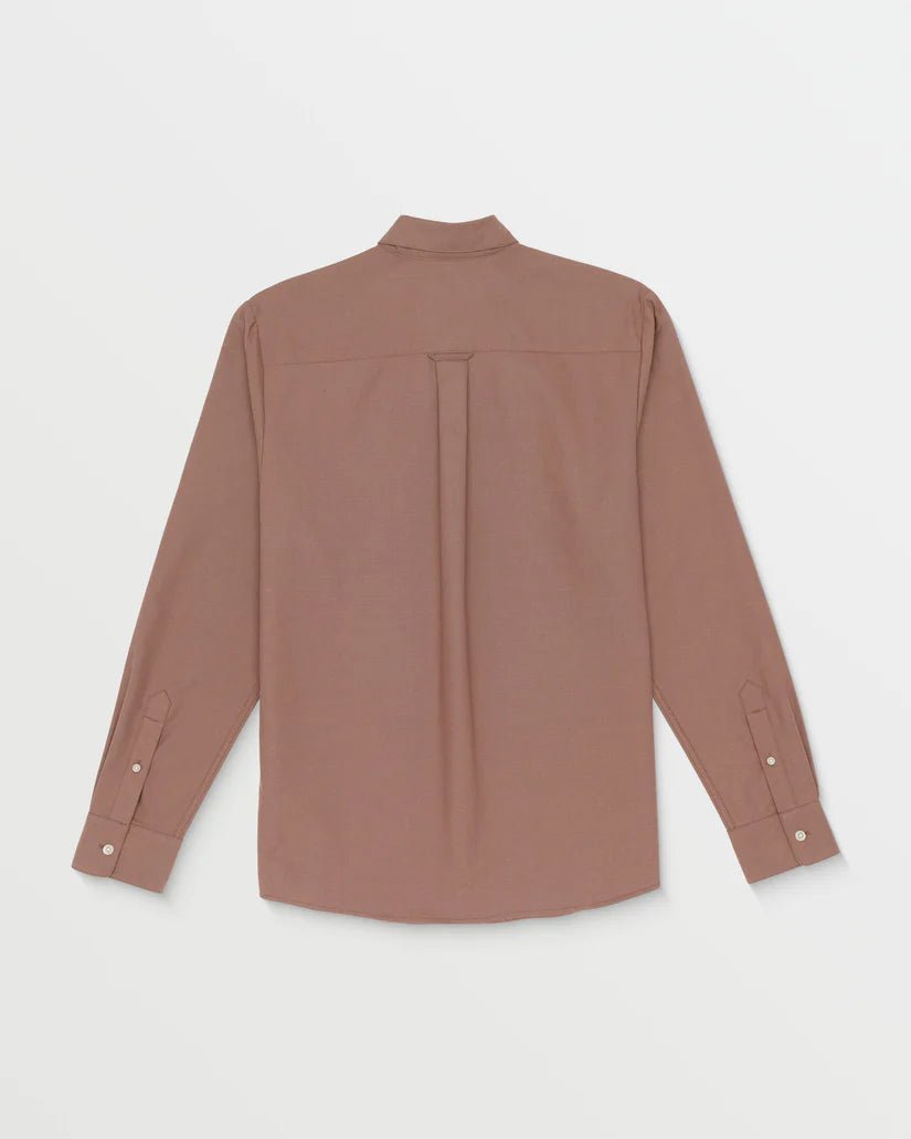 Volcom Veeco Oxford Long Sleeve Shirt - Nutmeg