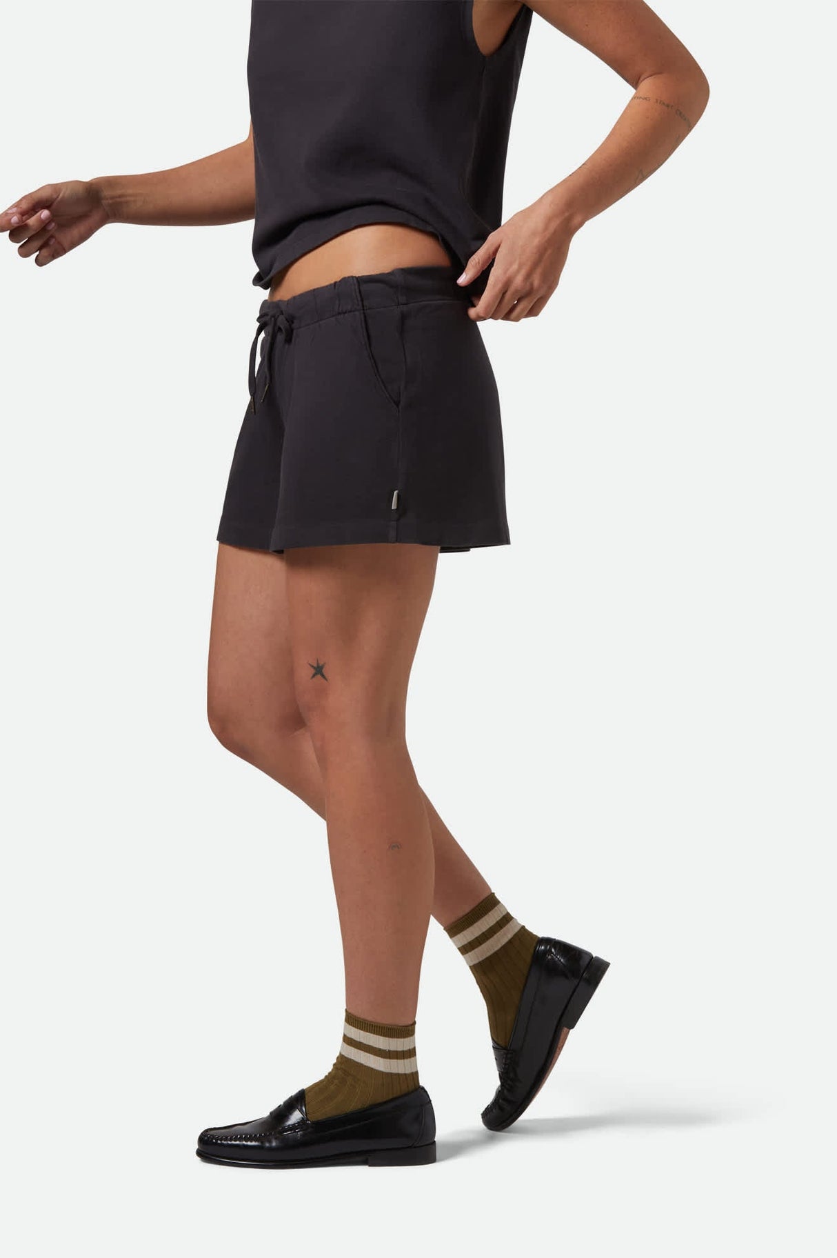 Brixton Carefree Organic Garment Dyed Lounge Short