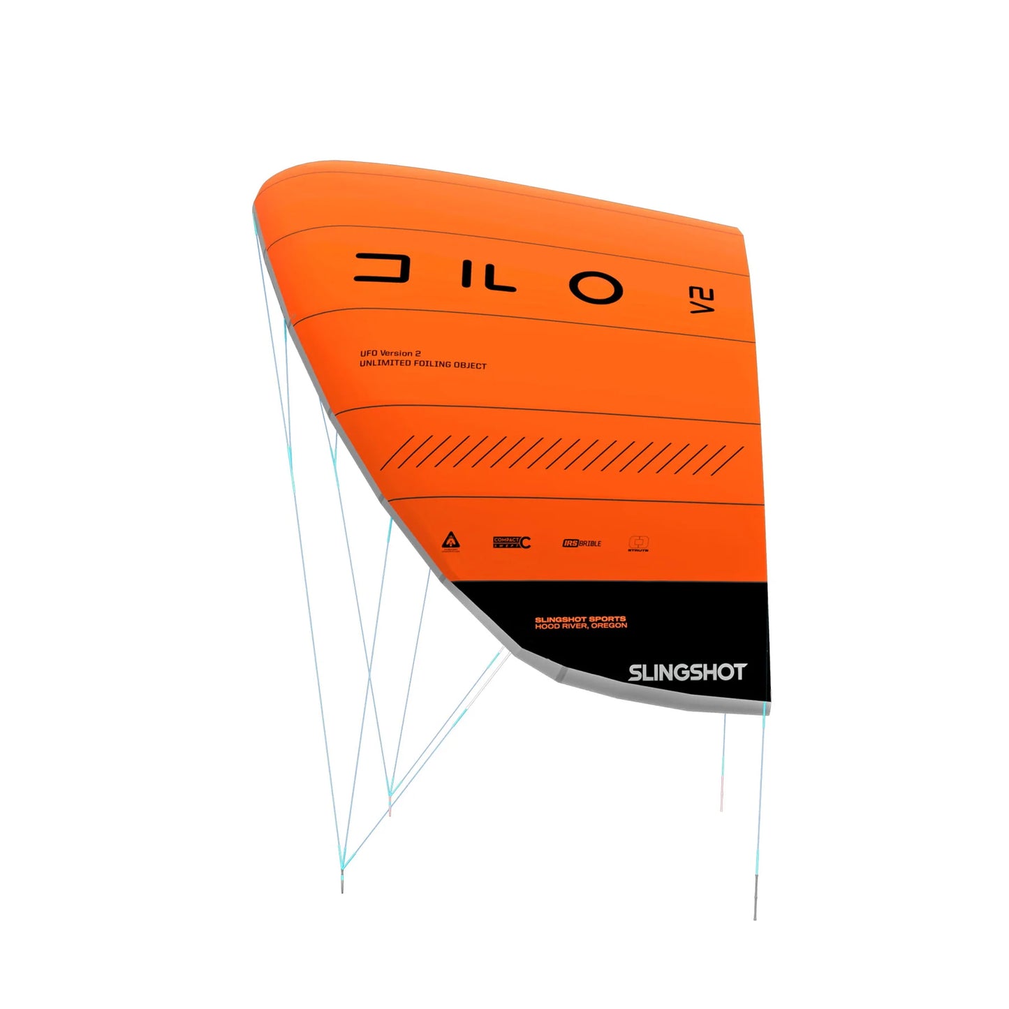 Slingshot UFO V2 Kite - Orange