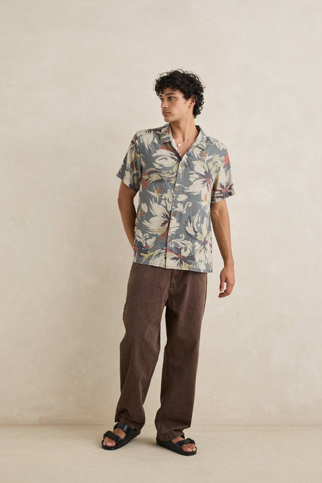 Rhythm Tropical Camo Short Sleeve Shirt