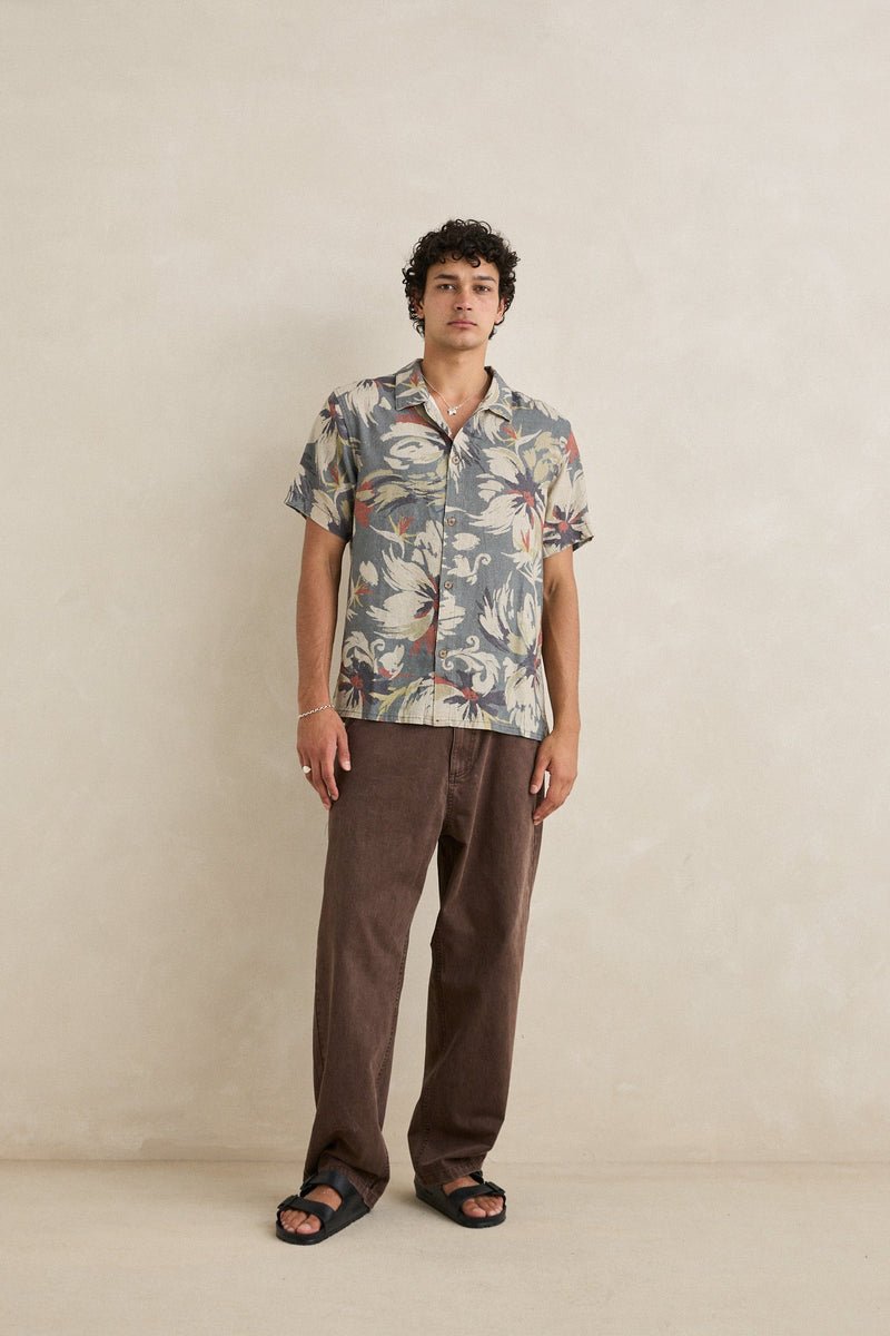 Rhythm Tropical Camo Short Sleeve Shirt