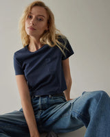 RicherPoorer Pima Boxy Crop Tee