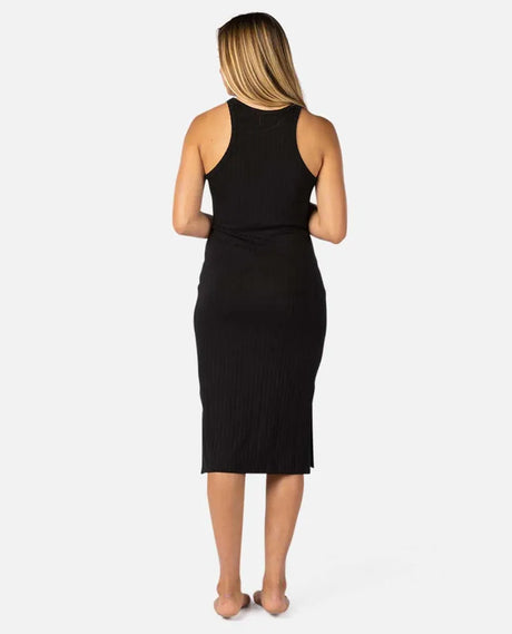 Rip Curl Premium Rib Racer Dress - Black