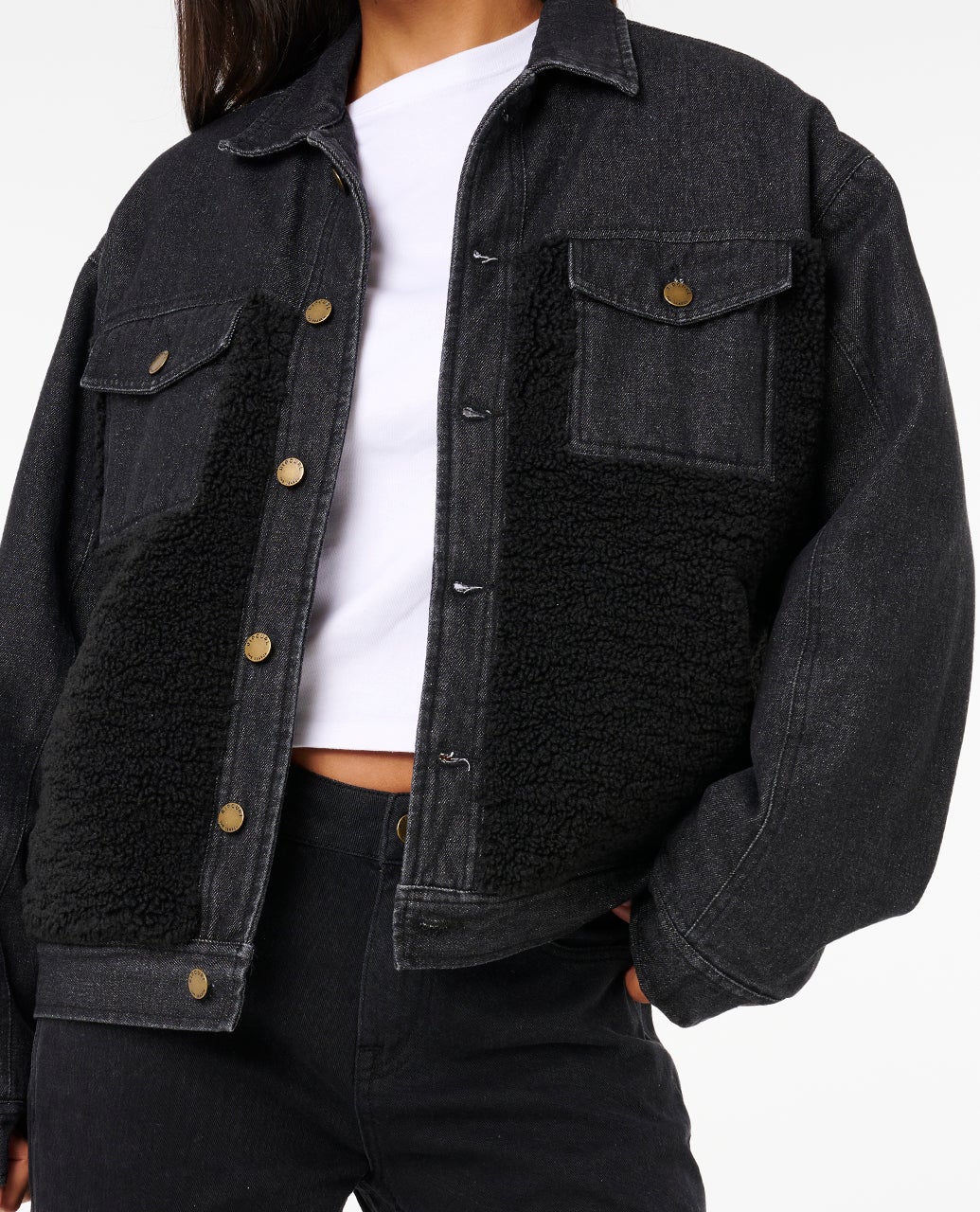 Rip Curl Women's Cruisin Sherpa Denim Jacket