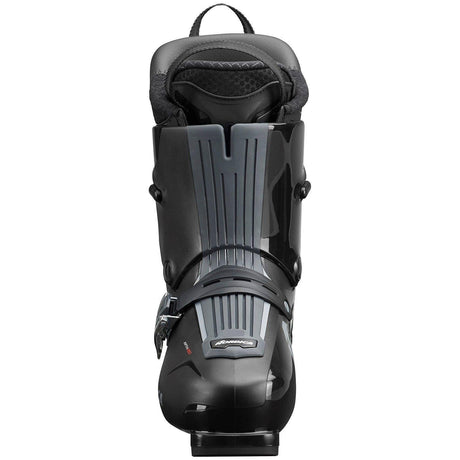 Nordica HF 110 alpine ski boot shown from front angle with buckle closure system