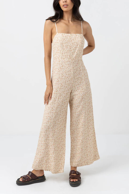 Load image into Gallery viewer, Rhythm Nazare Paisley Wide Leg Jumpsuit - Clay
