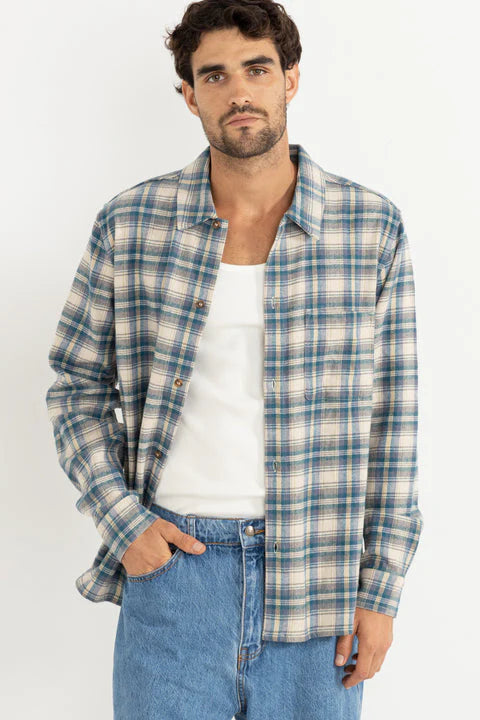 Rhythm Men's Sur Long Sleeve Flannel