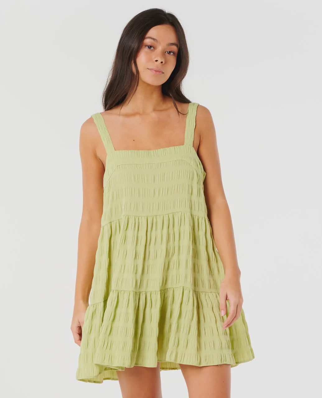 Rip Curl Cala Nights Seersucker Mini Dress