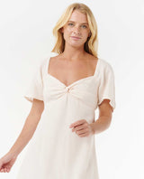 Rip Curl Oceanic Embroidered Short Sleeve Mini Dress