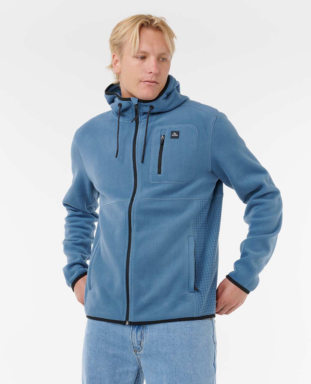 Rip Curl Departed Polar Fleece Zip Thru