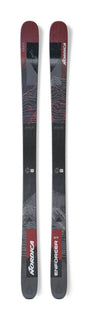 Nordica Enforcer 89 skis in black red and gray mountain graphic topview pair
