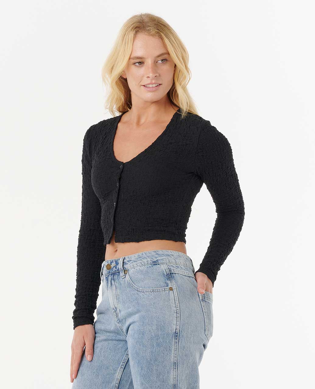 Rip Curl Sunset Luau Texture Long Sleeve Tee