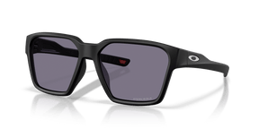 Oakley Briza matte black square frame sunglasses with grey Prizm lenses