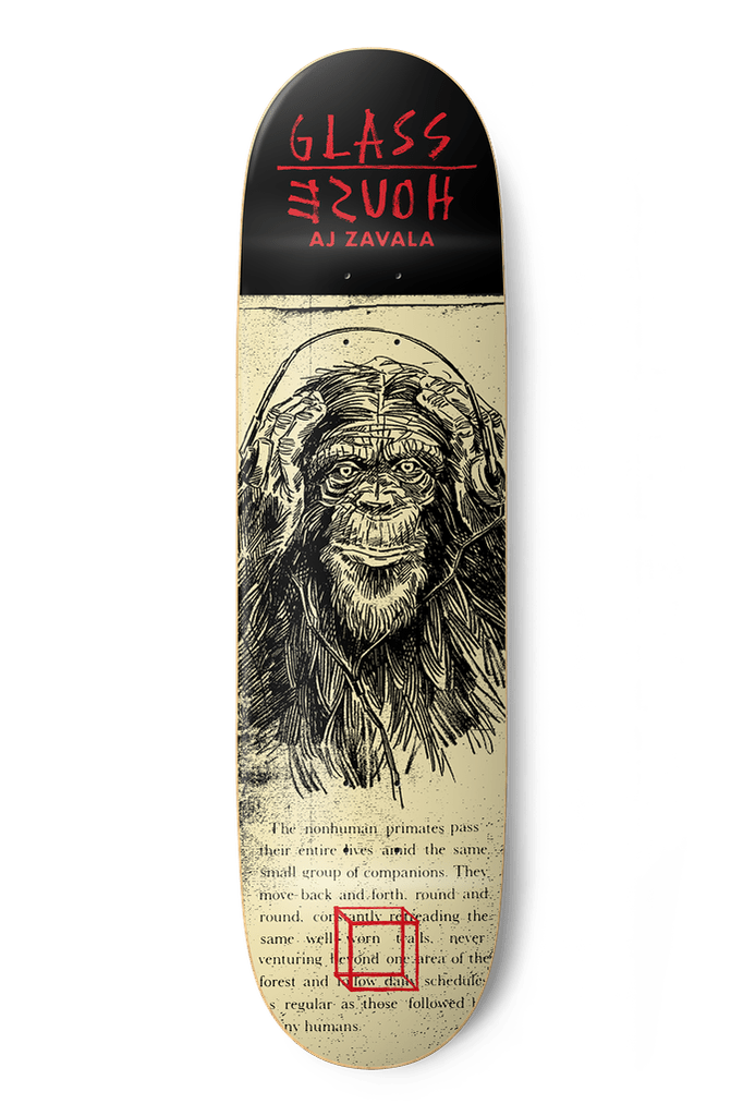 Glass House AJ Zavala (Hear) No Evil Skateboard Deck