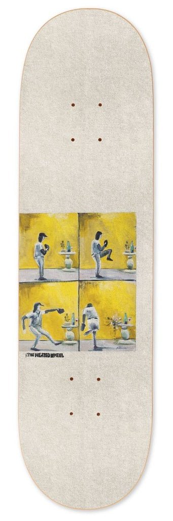 The Heated Wheel Team Fastball Skateboard Deck