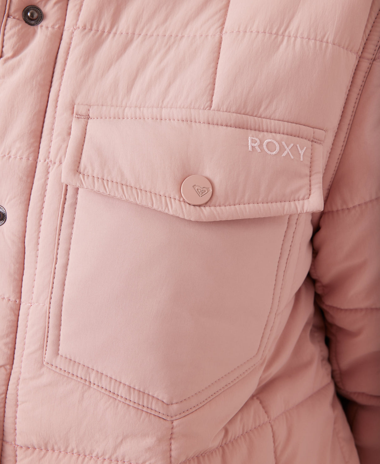 Roxy Alpine Quilted Shacket