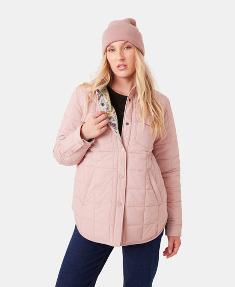 Roxy Alpine Quilted Shacket