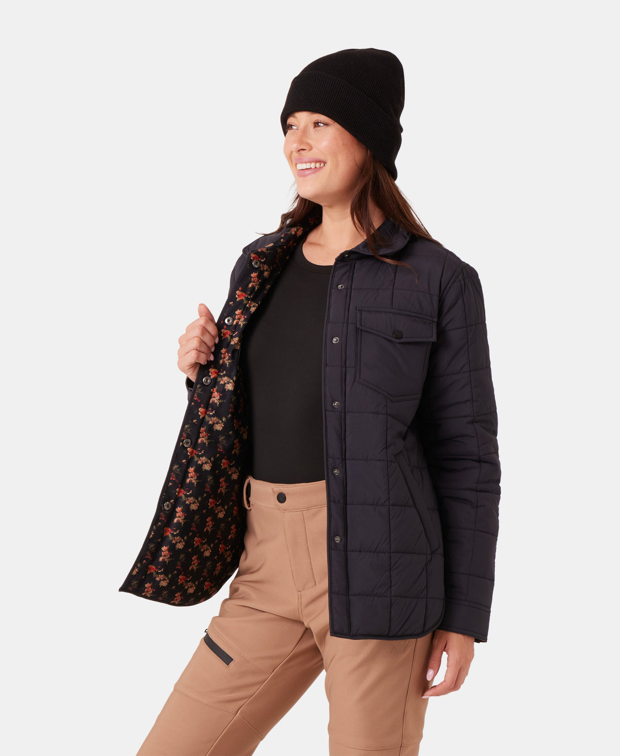 Roxy Alpine Quilted Shacket