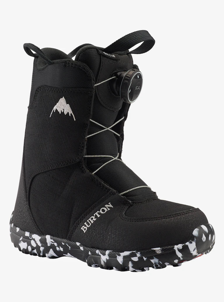 Burton Grom BOA Kid's Snowboard Boots - Black