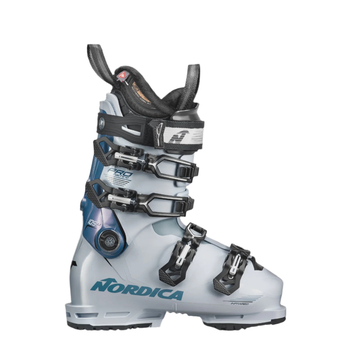 Nordica Women's Promachine 105 W Ski Boots 2025 -  White/Light Blue/Black 