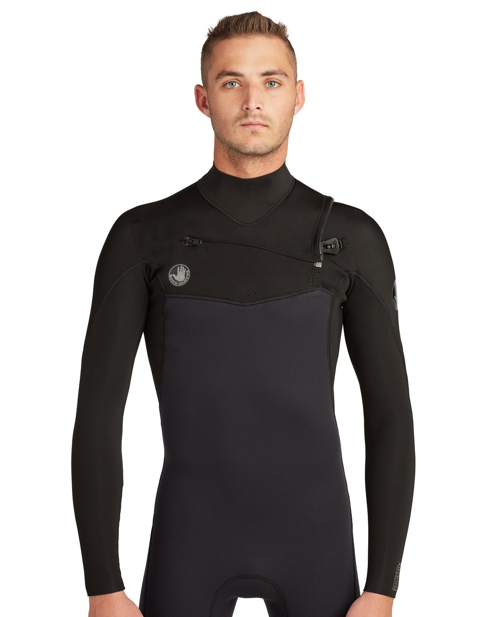 Body Glove Phoenix black 2mm chest-zip long sleeve men's springsuit wetsuit