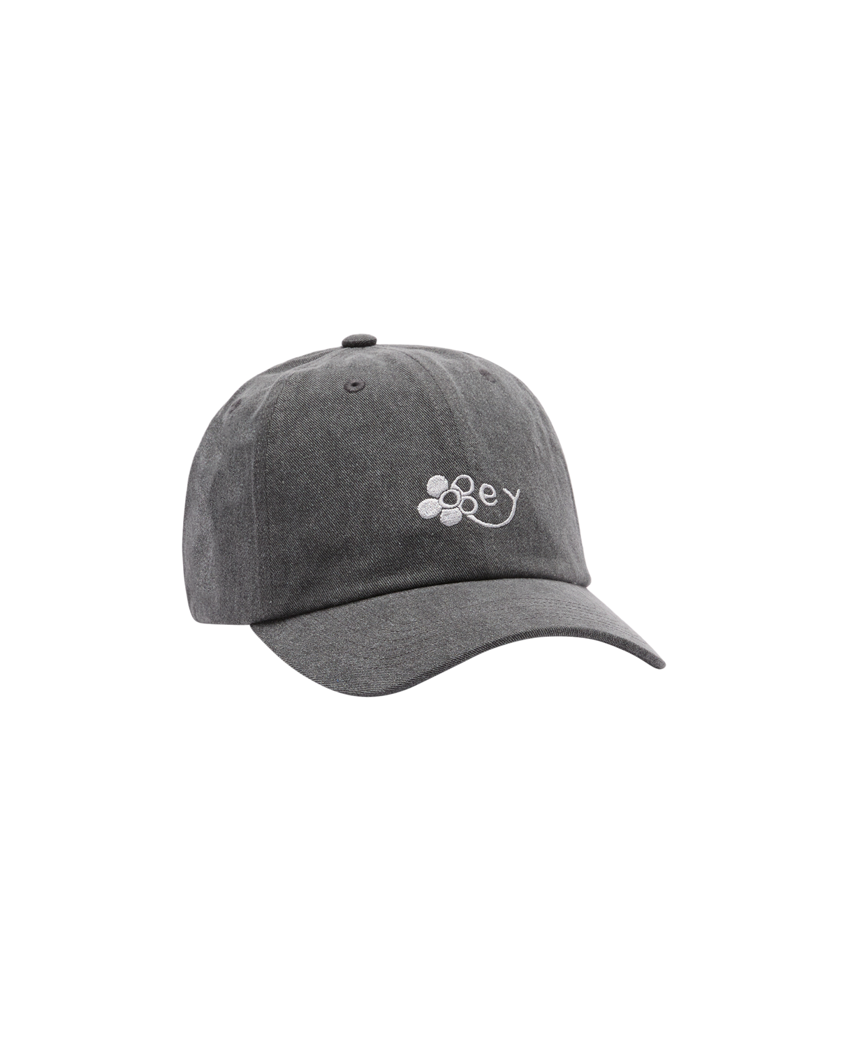 Obey Washed Twill Flower Strapback Hat