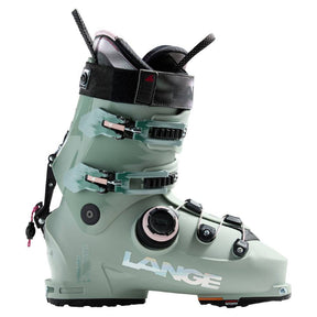 Lange women's alpine touring ski boot with BOA closure system and three buckles