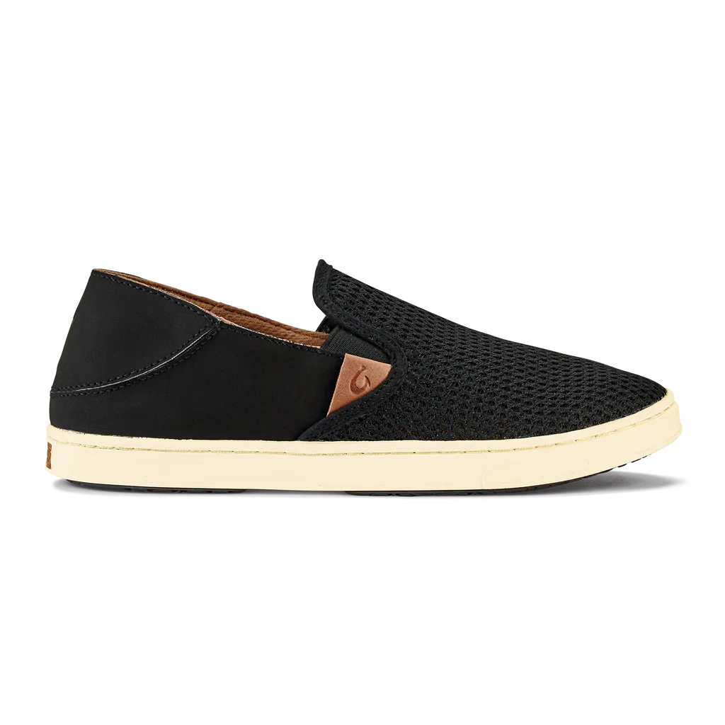 Olukai Women's Pehuea Slip-On Sneakers - Black/Black