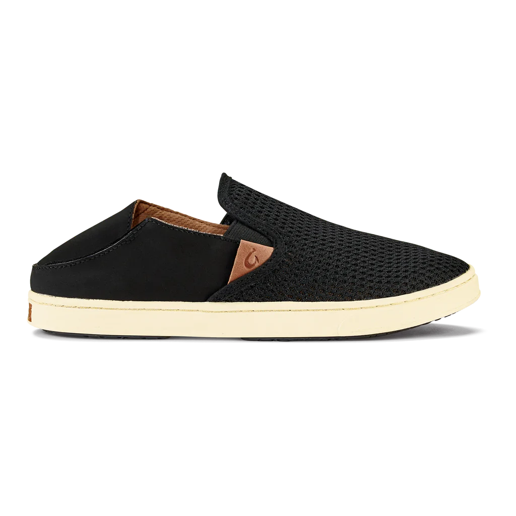Olukai Women's Pehuea Slip-On Sneakers - Black/Black