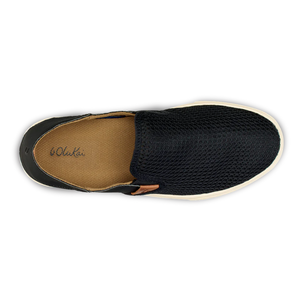 Olukai Women's Pehuea Slip-On Sneakers - Black/Black