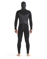 Body Glove Phoenix men's black hooded wetsuit fullsuit, back view