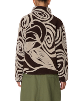 Obey Swirls Jacquard Zip Jacket